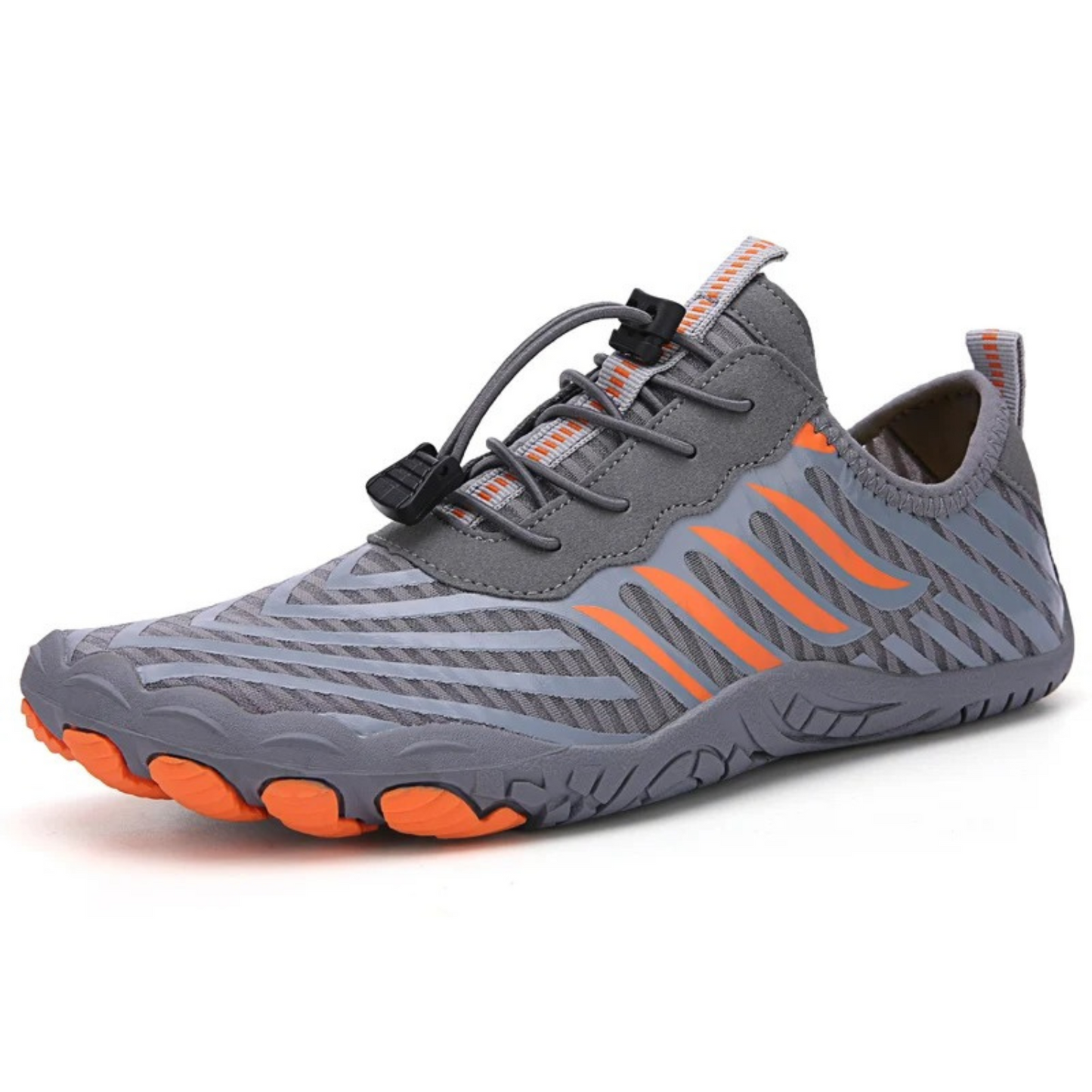 Swimming Running barefoot shoes for men with laces and stripes