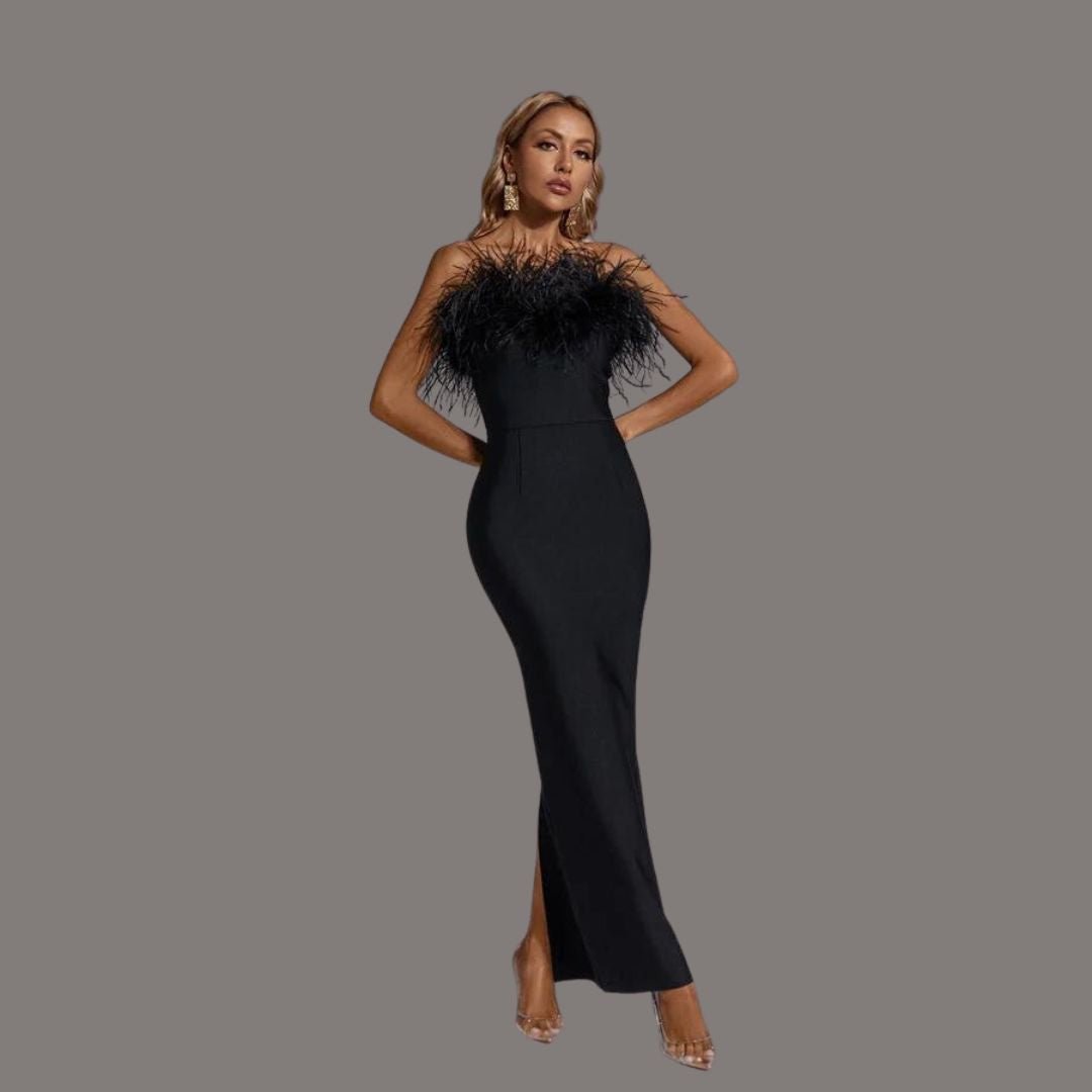 Elegant tassel dress