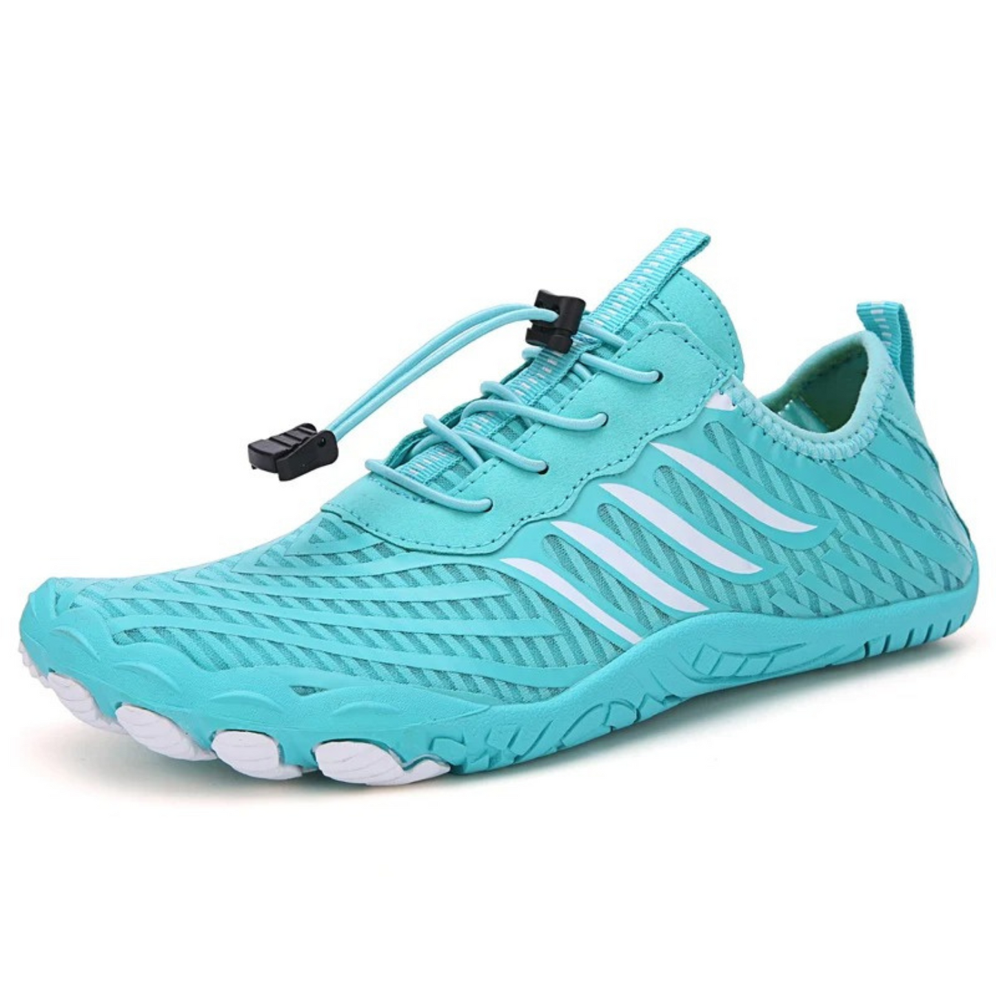 Swimming Running barefoot shoes for men with laces and stripes