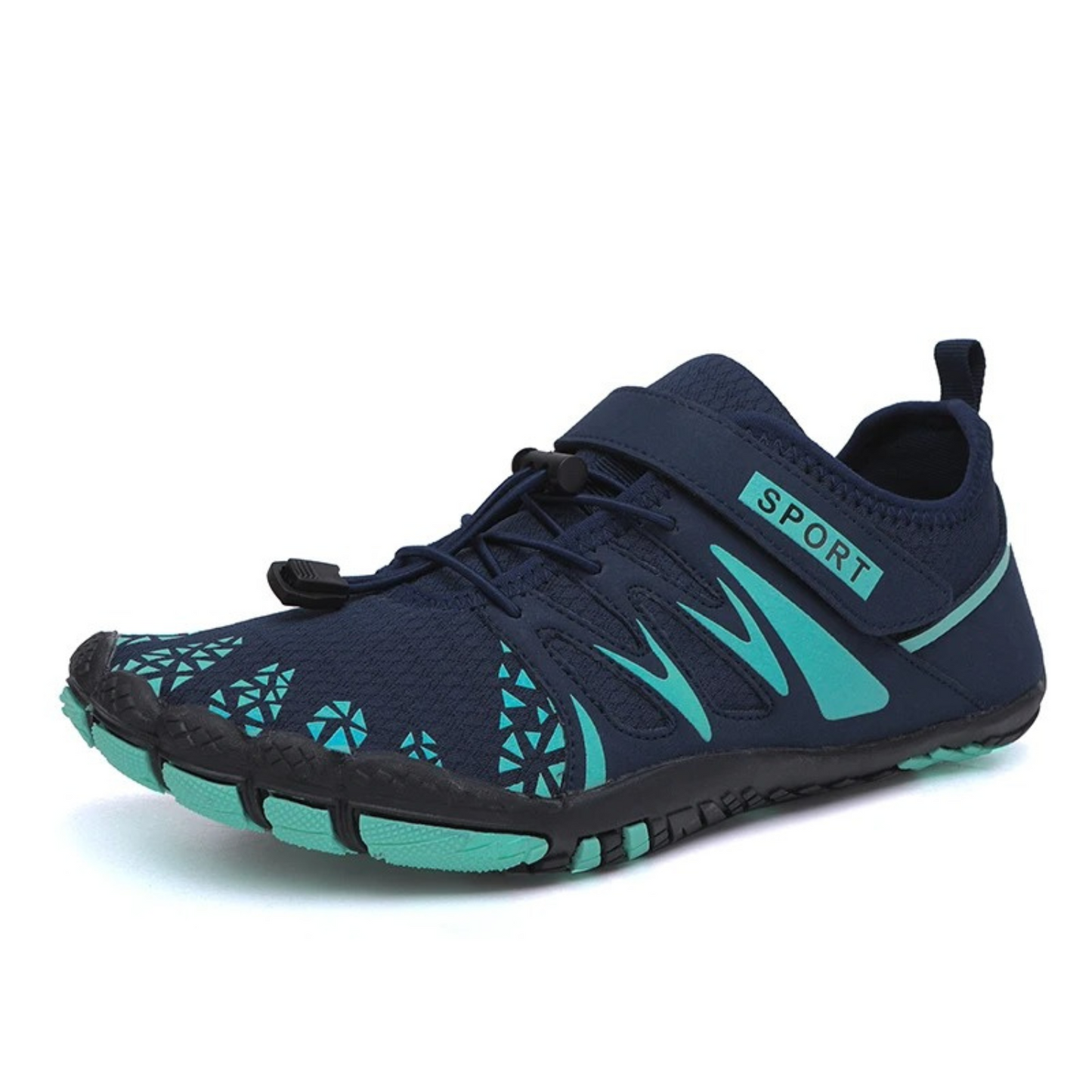 Swimming Running barefoot shoes for men with laces and stripes