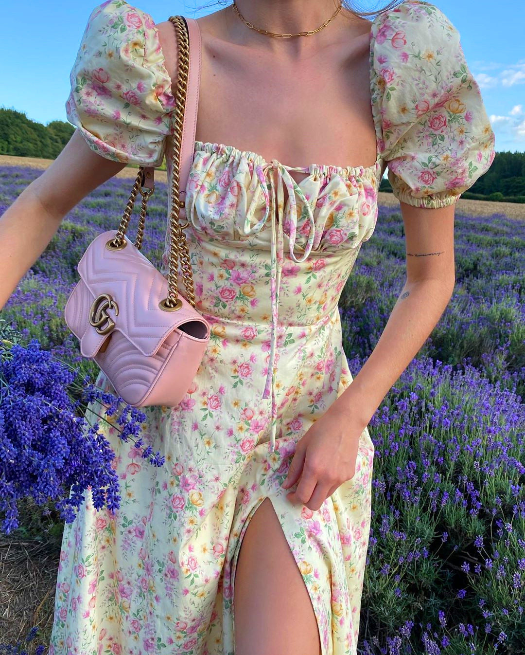 Polished floral chic dress