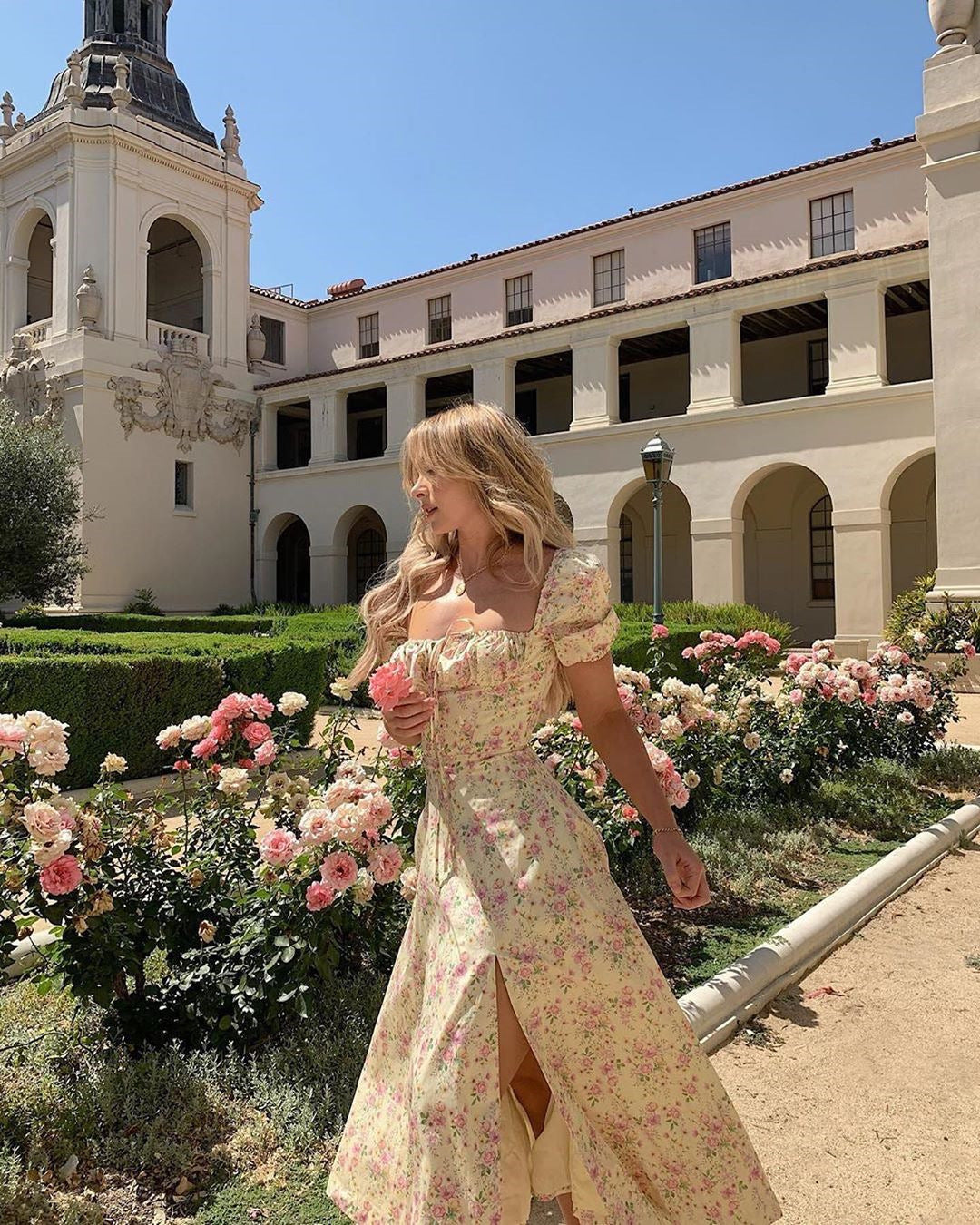 Polished floral chic dress