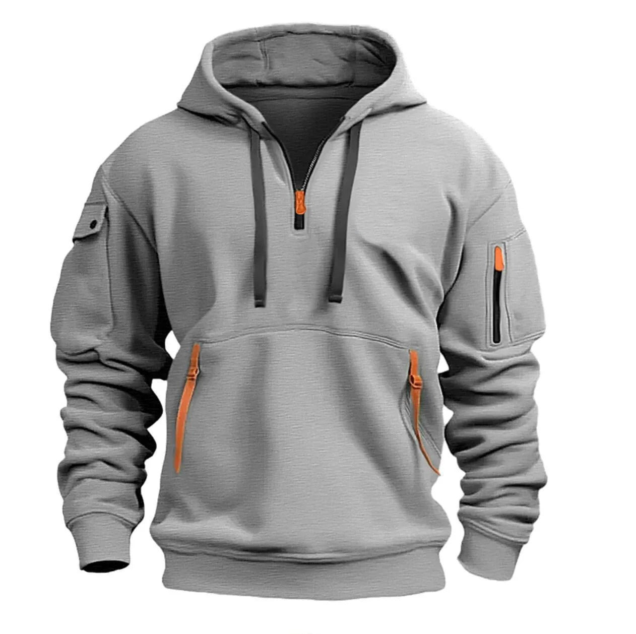 Half zipper hoodie