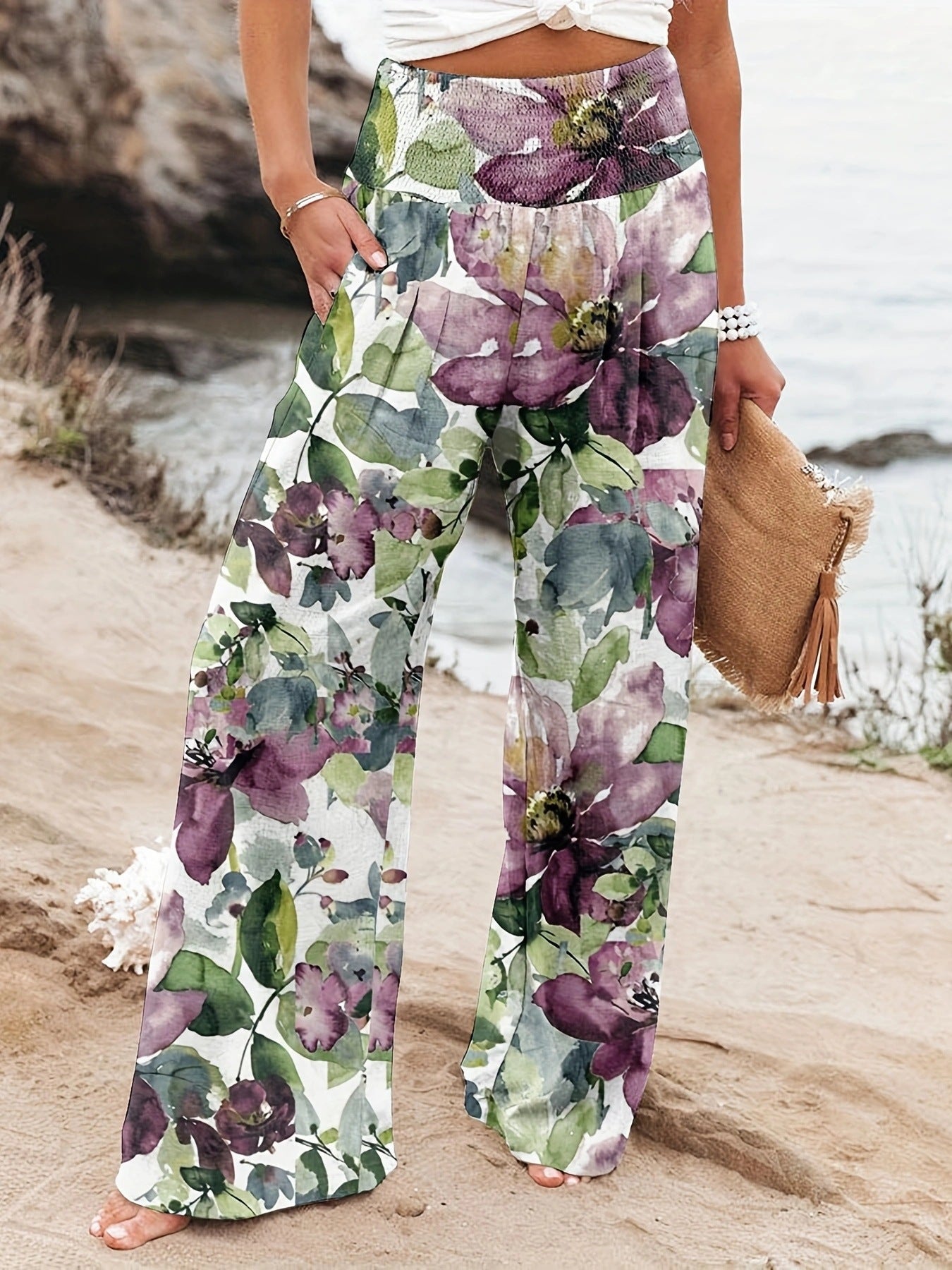 Women's linen summer pants