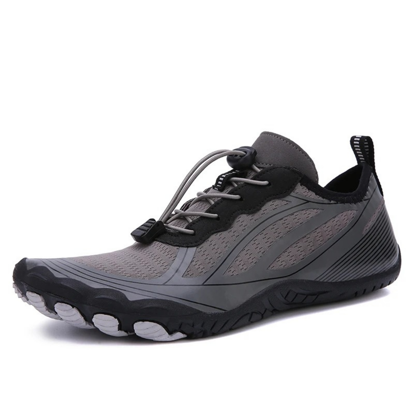 Swimming Running barefoot shoes for men with laces and stripes