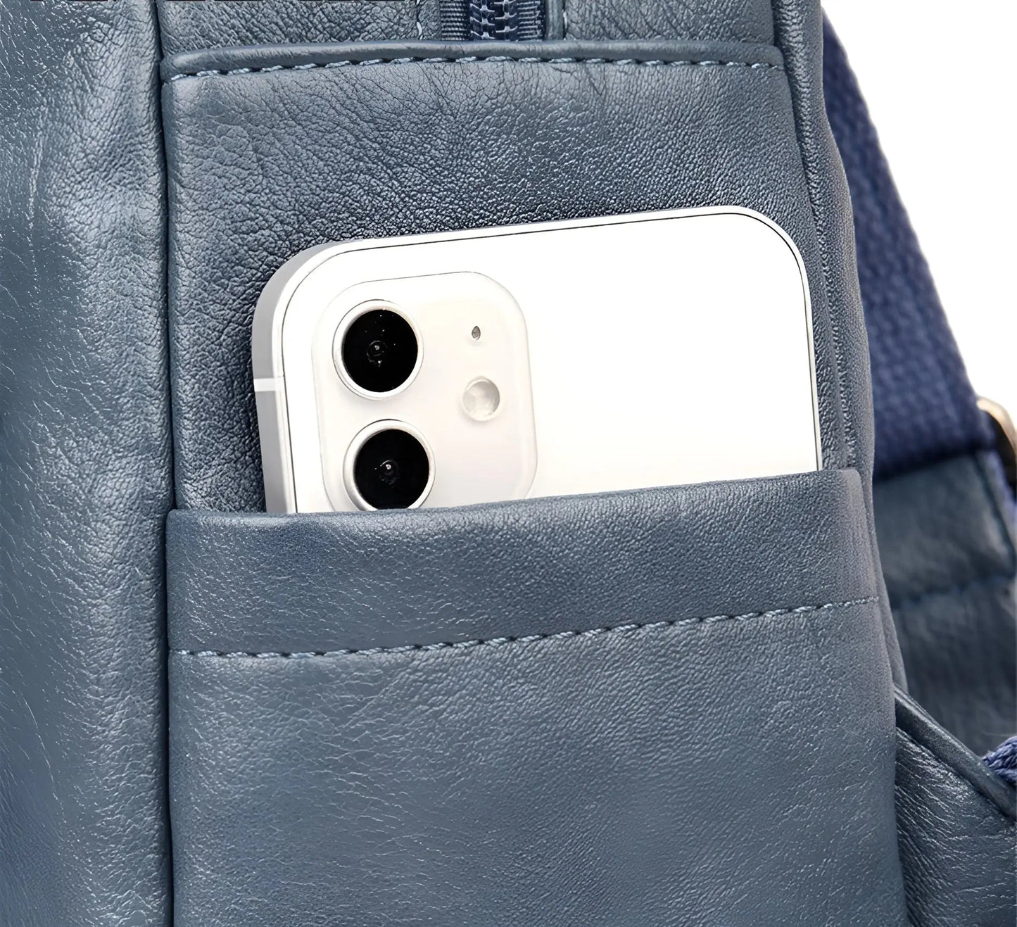 Bag | Spacious leather backpack