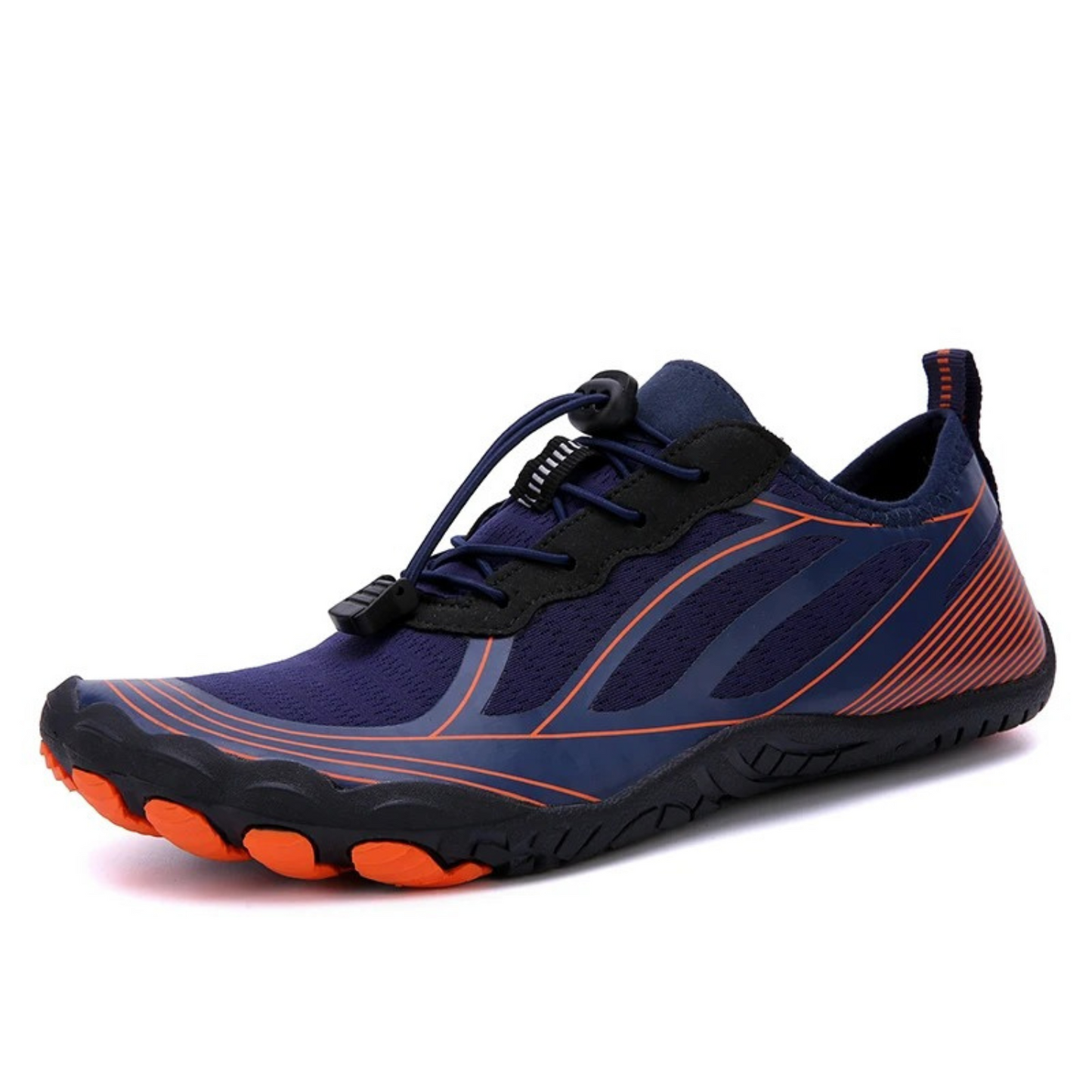 Swimming Running barefoot shoes for men with laces and stripes