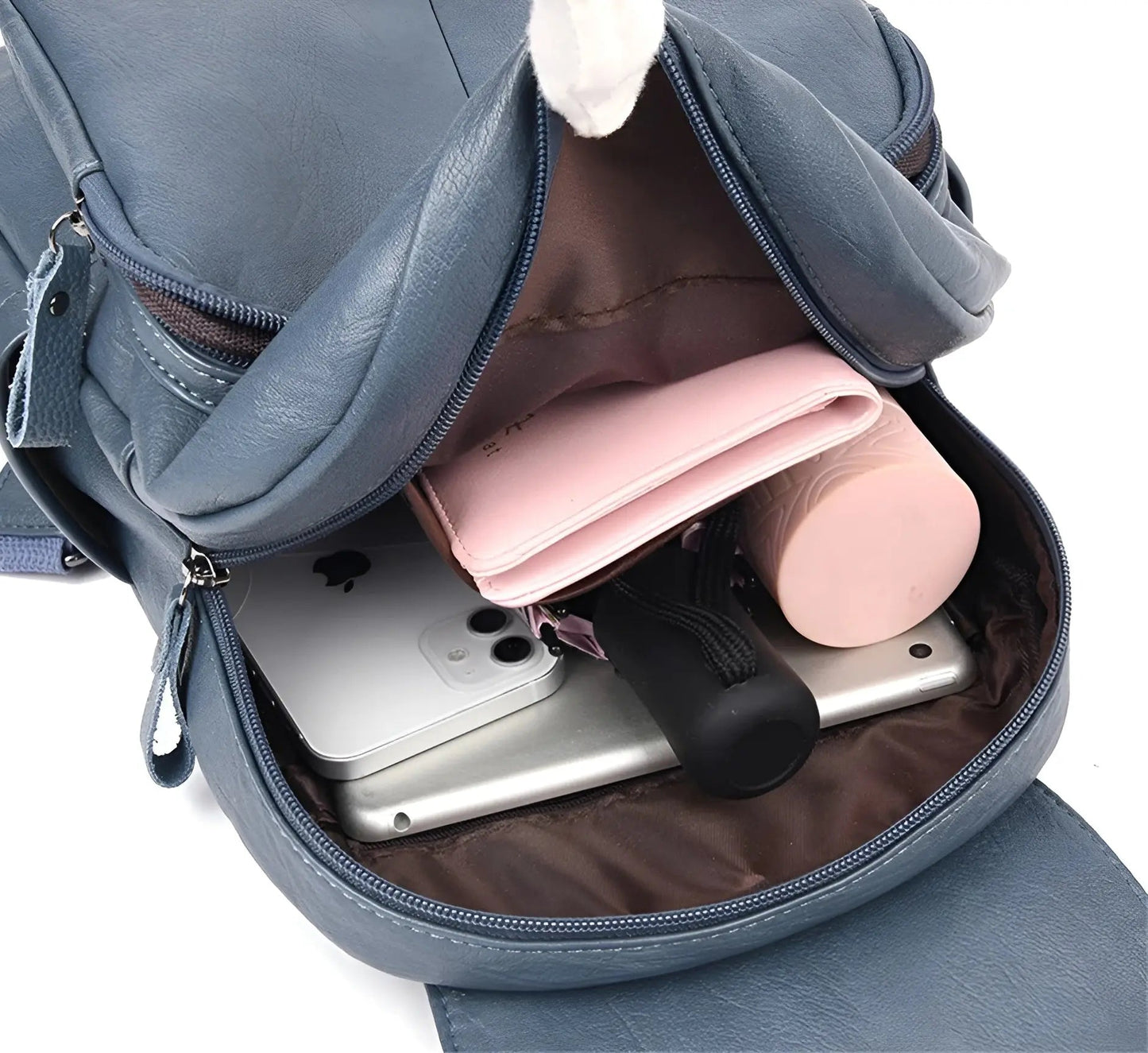 Bag | Spacious leather backpack