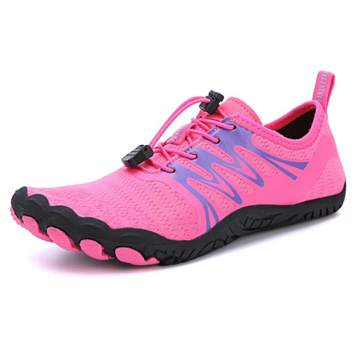 Swimming Running barefoot shoes for men with laces and stripes