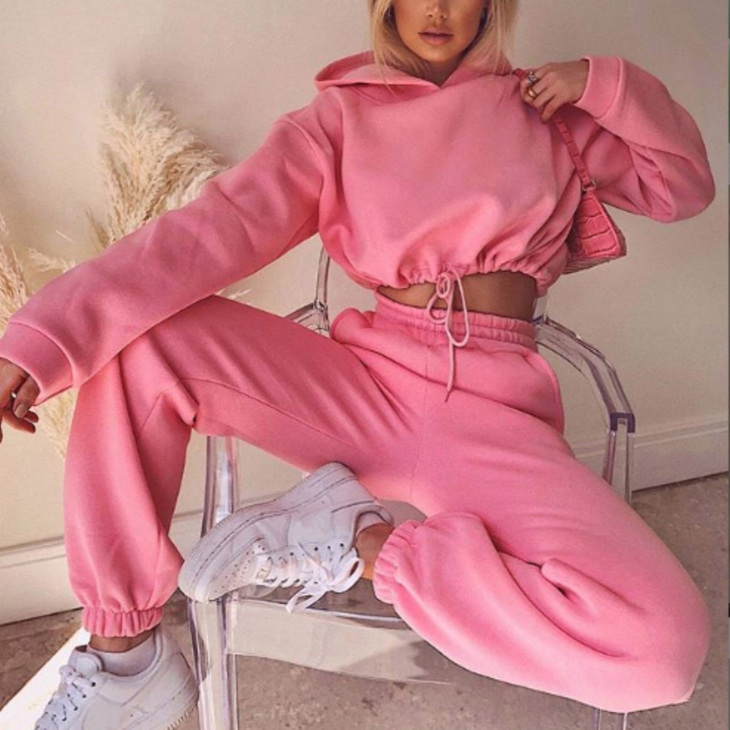 Elegance - Ladies 2-piece tracksuit with long-sleeved hoodie