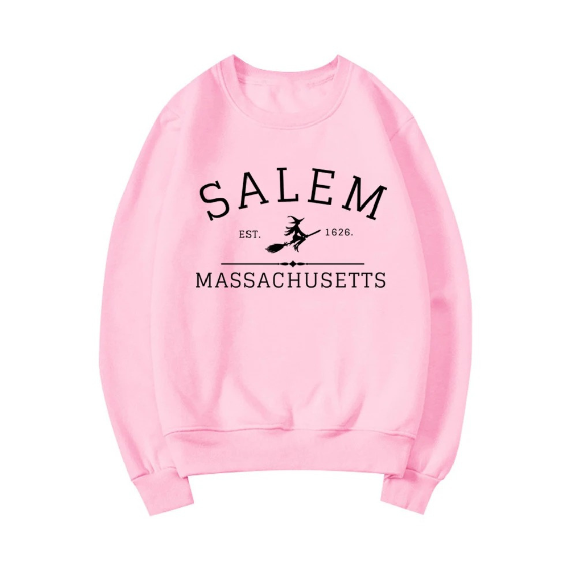 Casual Sweatshirt Met Salem Massachusetts Ontwerp - Dames Trui