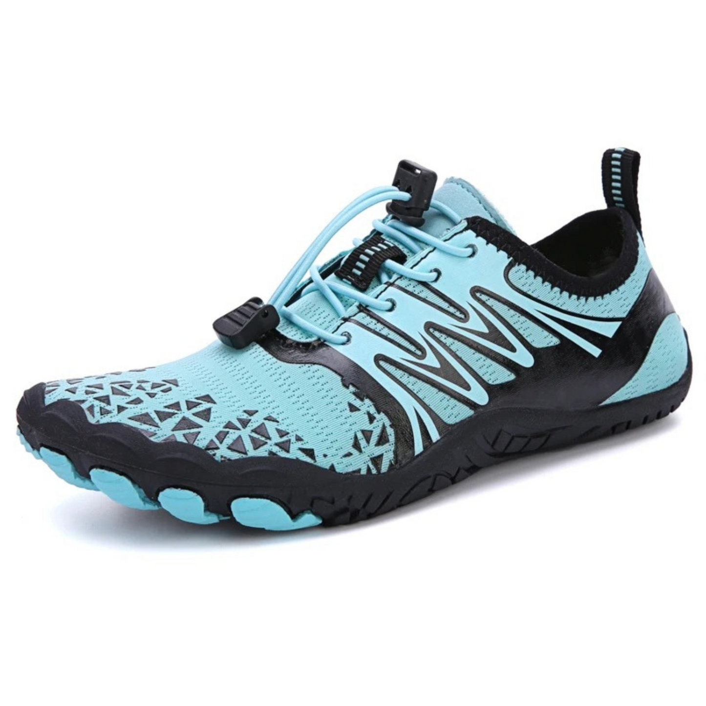 Swimming Running barefoot shoes for men with laces and stripes