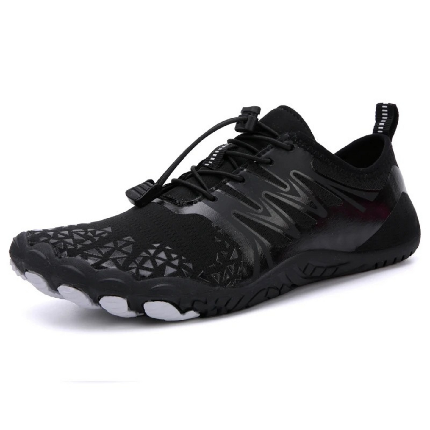 Swimming Running barefoot shoes for men with laces and stripes