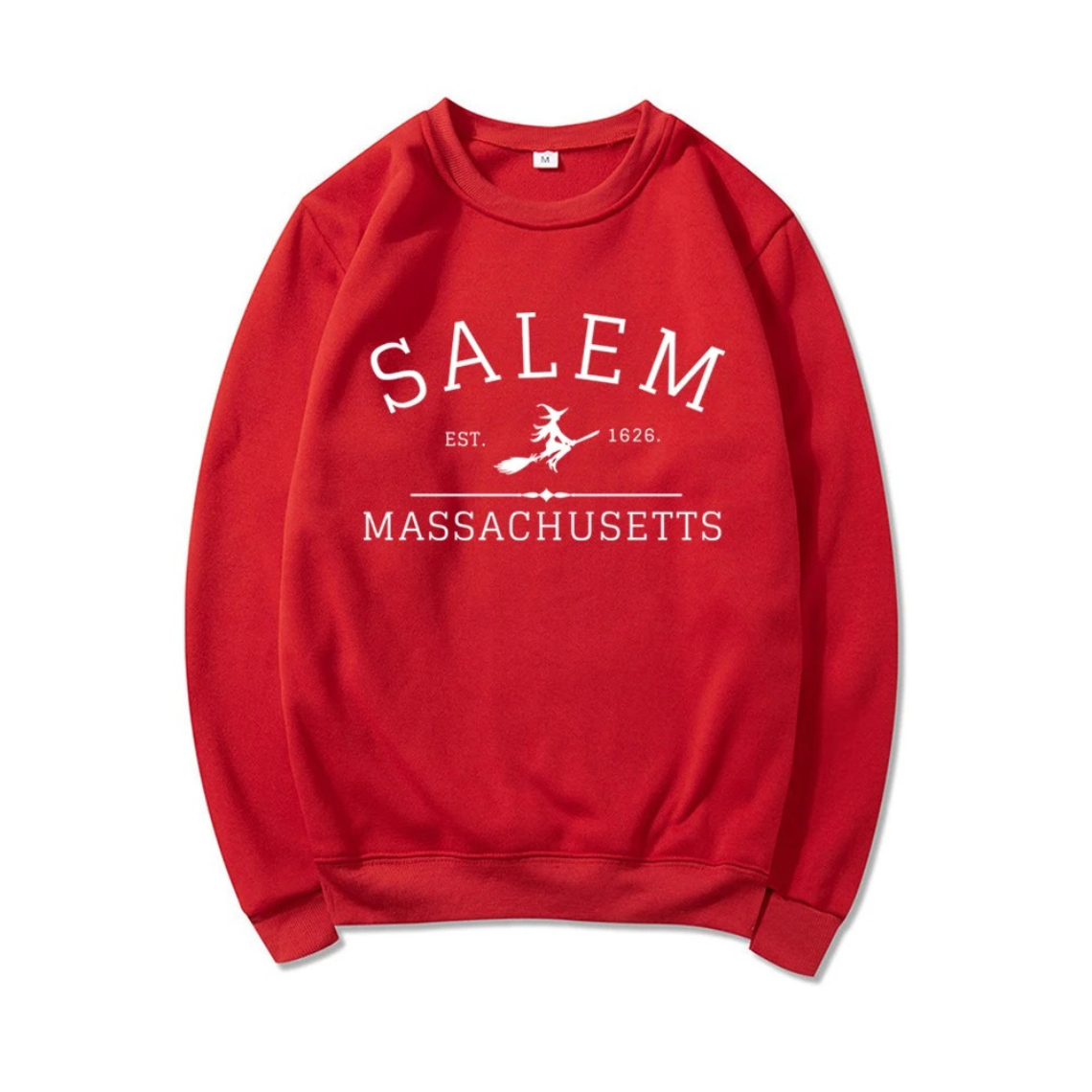 Casual Sweatshirt Met Salem Massachusetts Ontwerp - Dames Trui