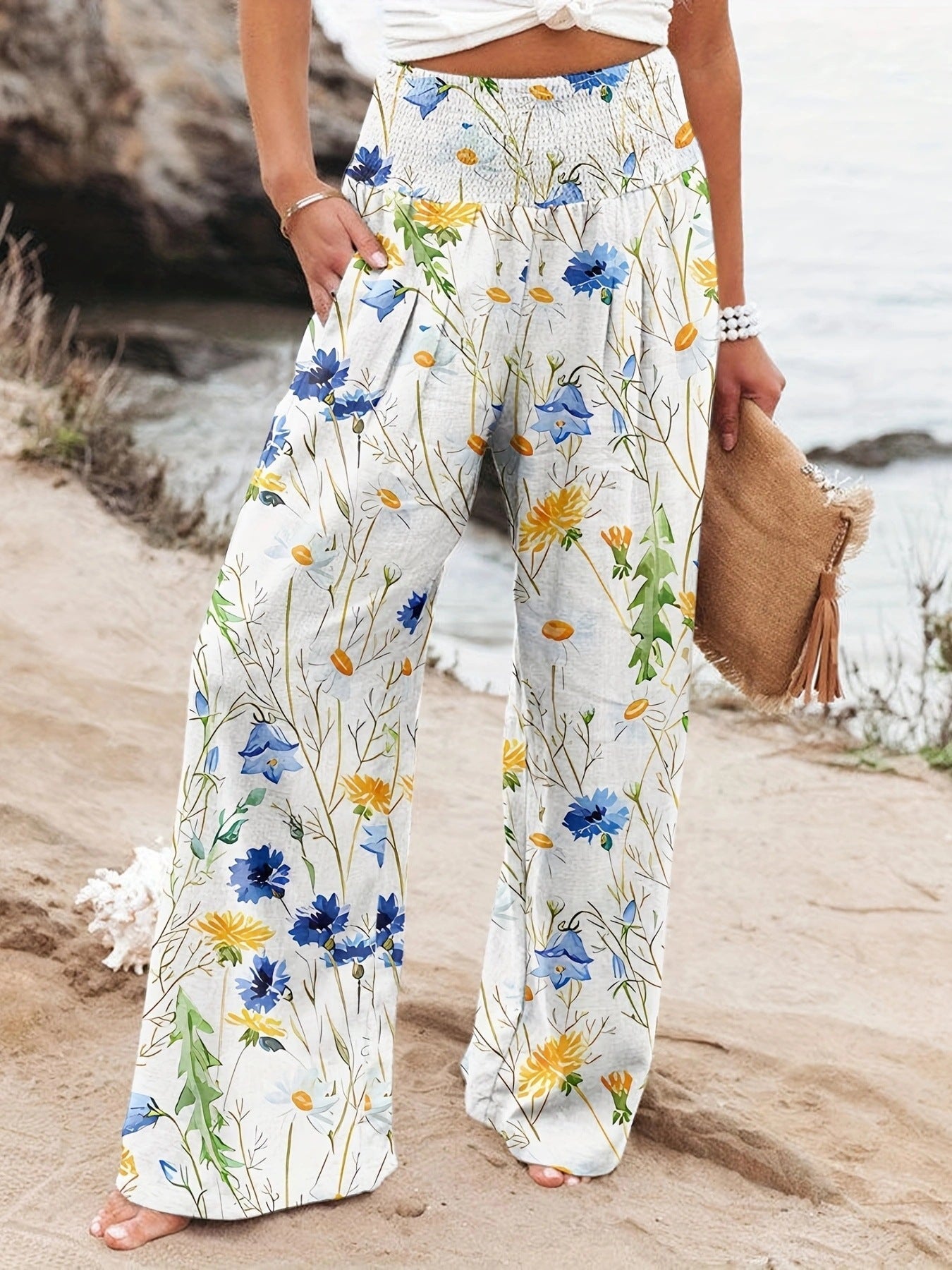 Women's linen summer pants