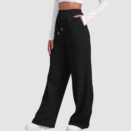 Wide-cut pants for women