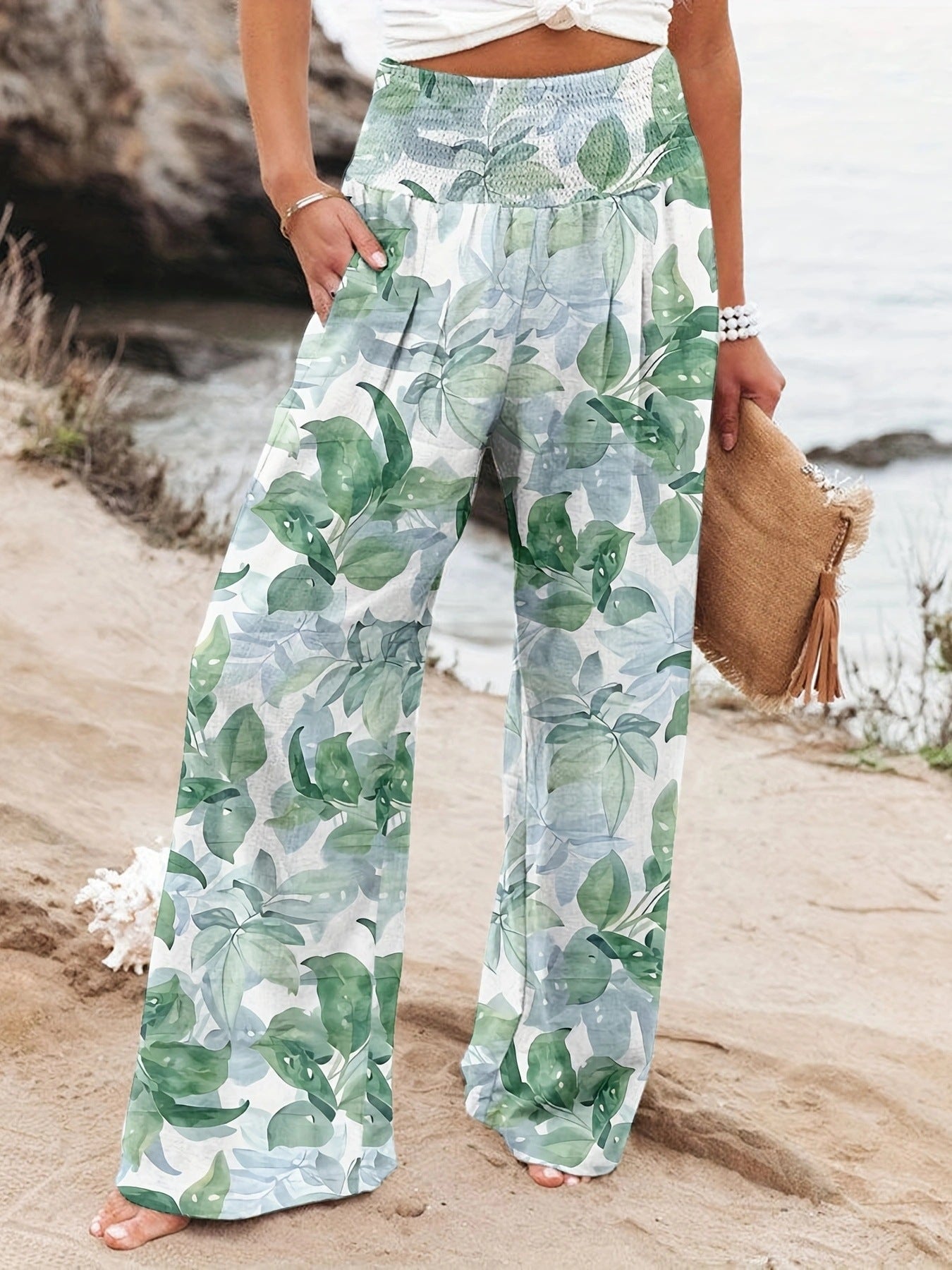 Women's linen summer pants