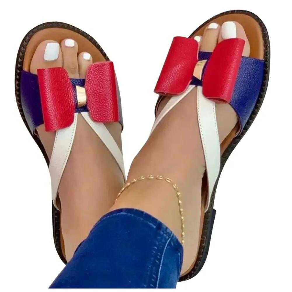Modern Cute Women's Butterfly Knot Casual Slip On Sandals