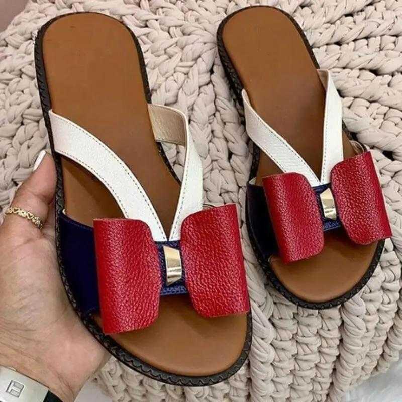 Modern Cute Women's Butterfly Knot Casual Slip On Sandals