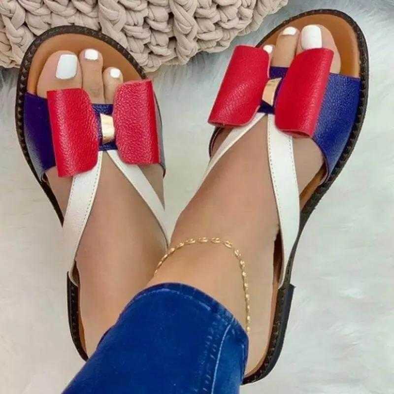 Modern Cute Women's Butterfly Knot Casual Slip On Sandals