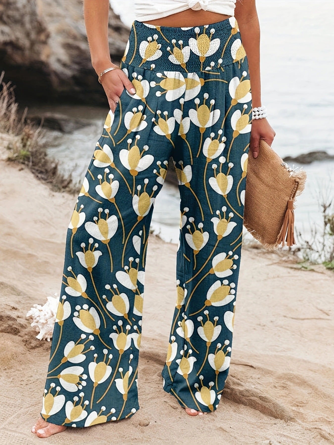 Women's linen summer pants