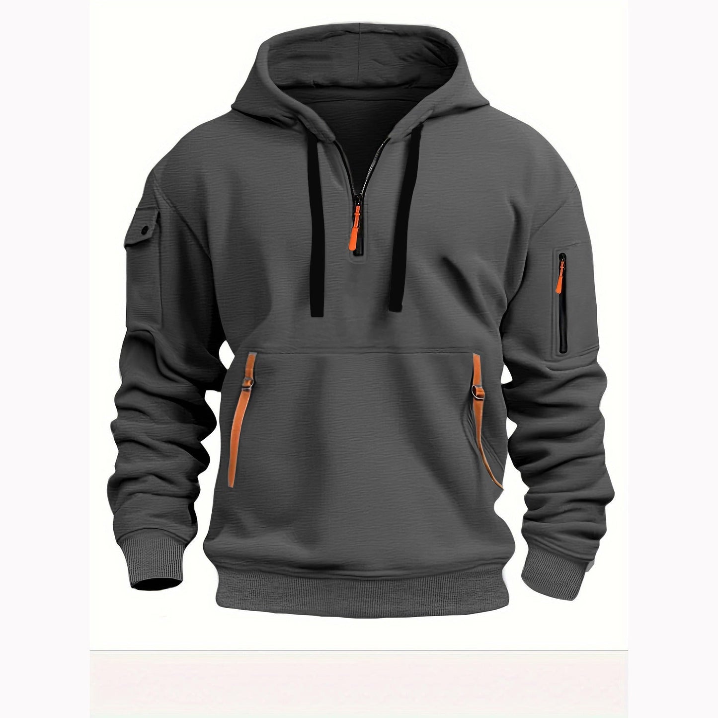 Half zipper hoodie