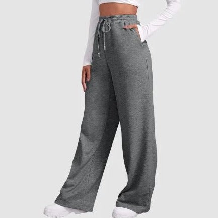 Wide-cut pants for women