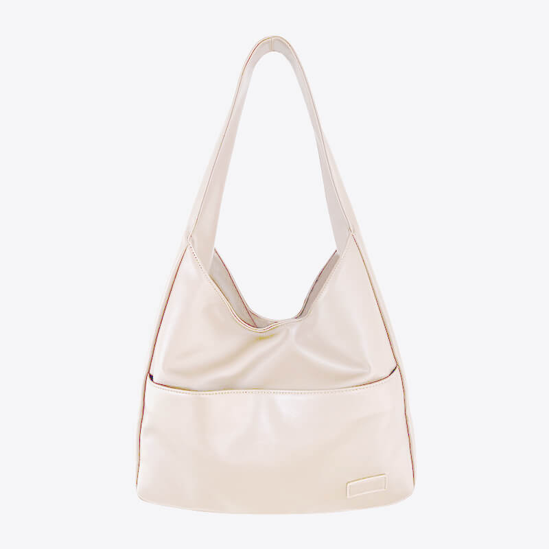 Hobo shoulder bag in faux leather messenger bag