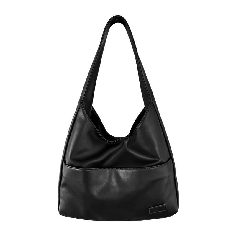 Hobo shoulder bag in faux leather messenger bag
