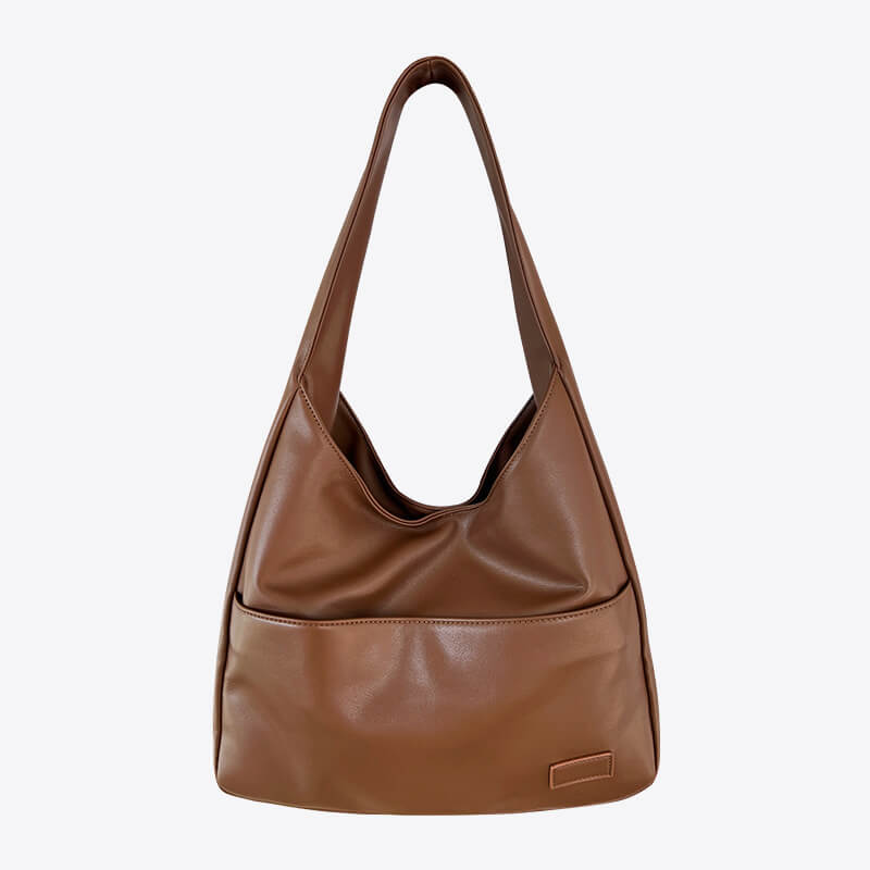 Hobo shoulder bag in faux leather messenger bag