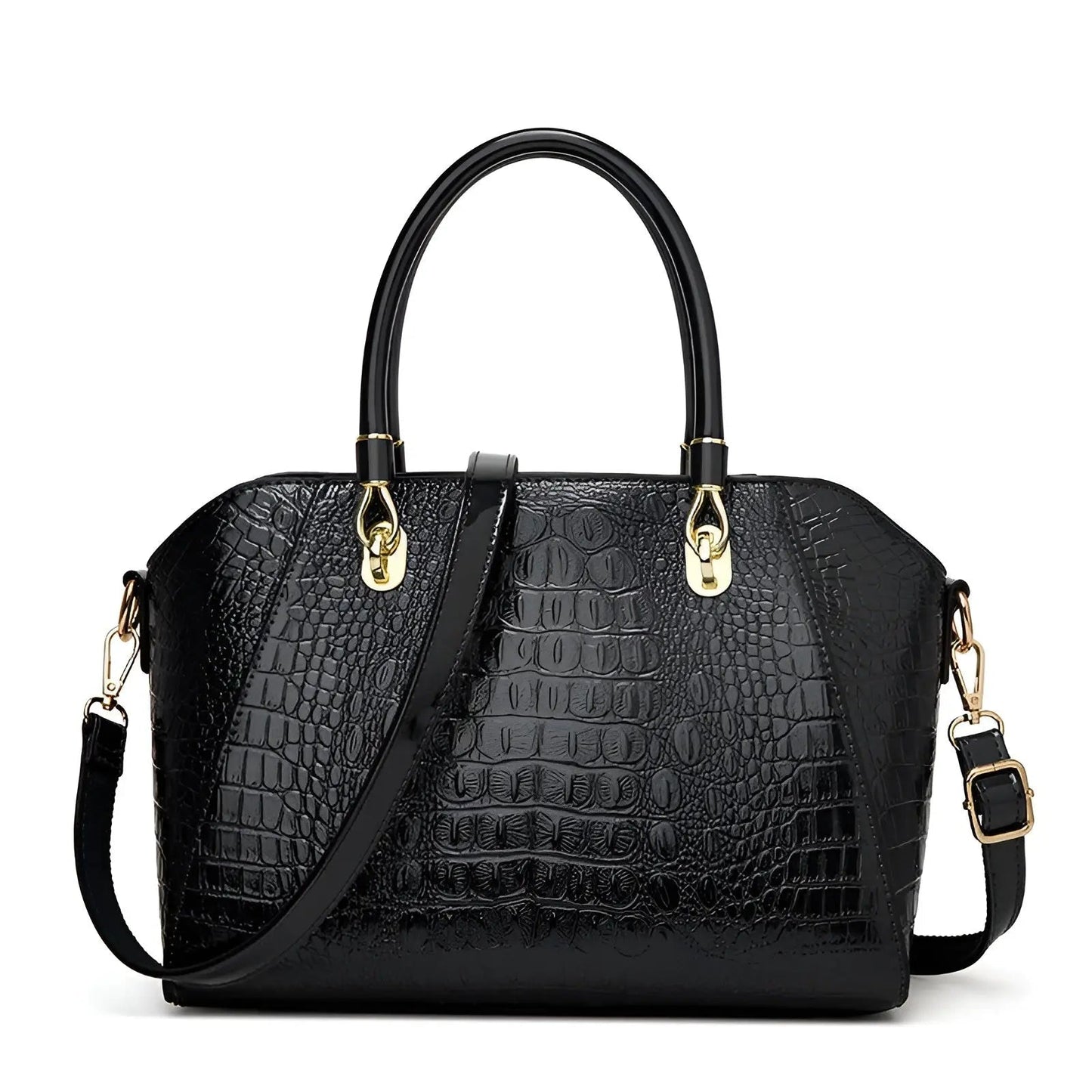 Ladies' bag made from crocodile leather