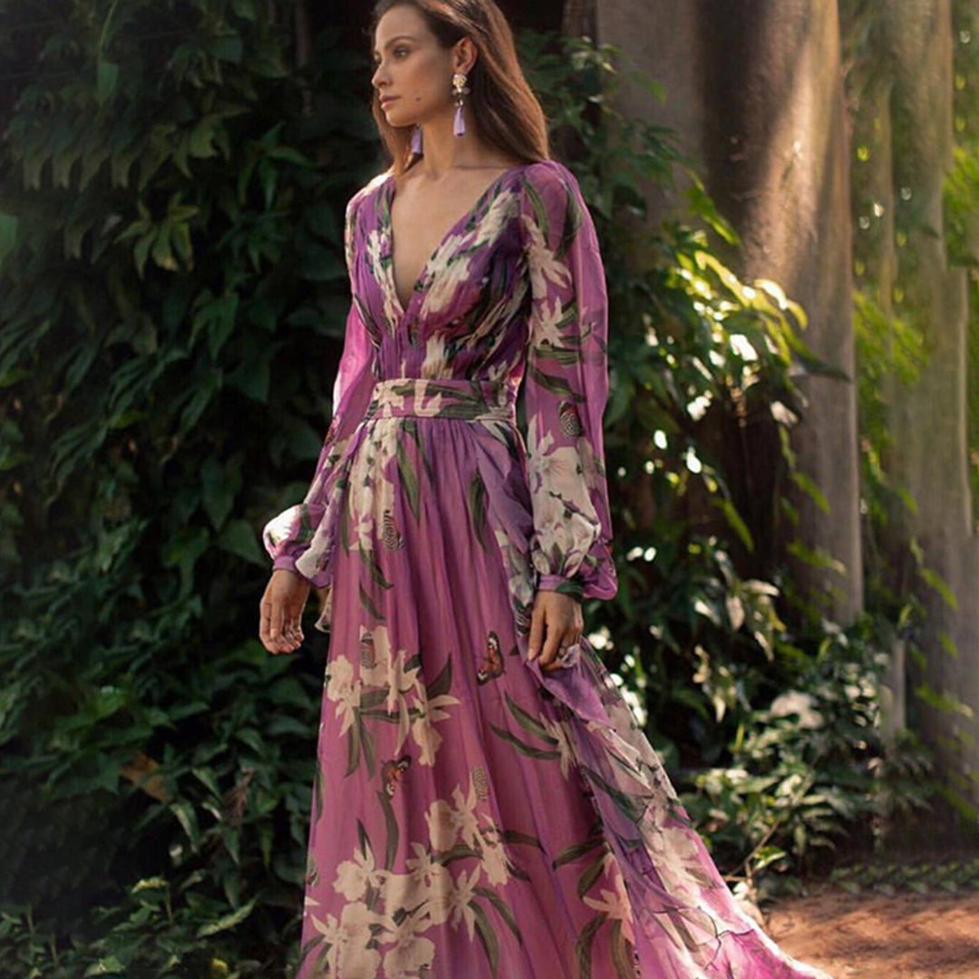 High-quality elegant maxi dress fashion for women