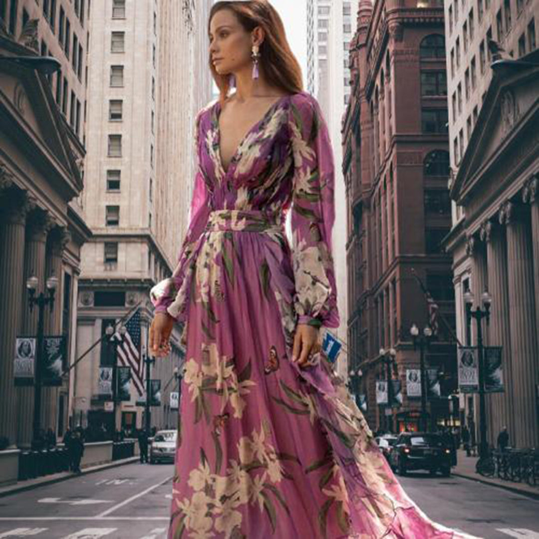 High-quality elegant maxi dress fashion for women