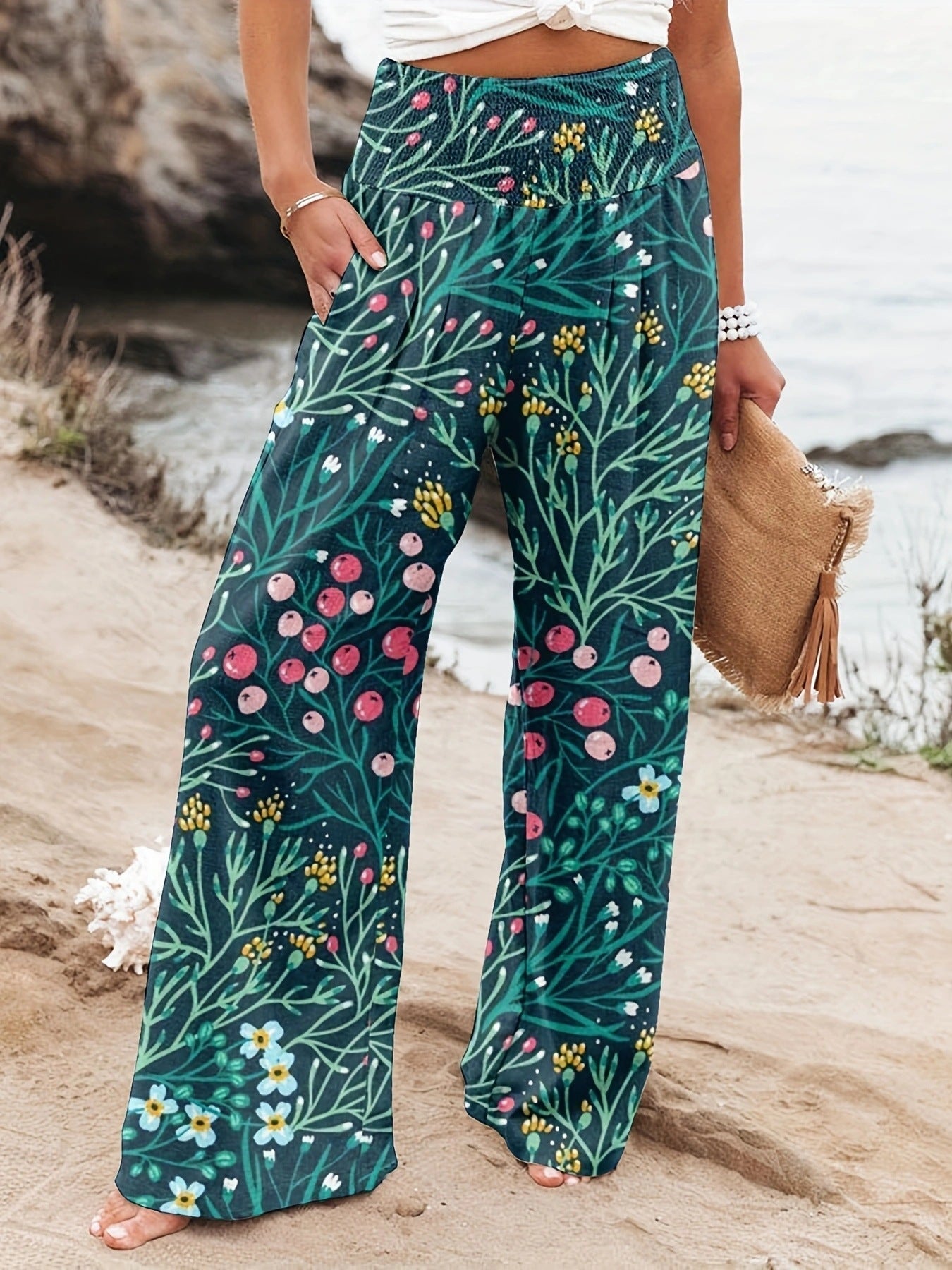 Women's linen summer pants