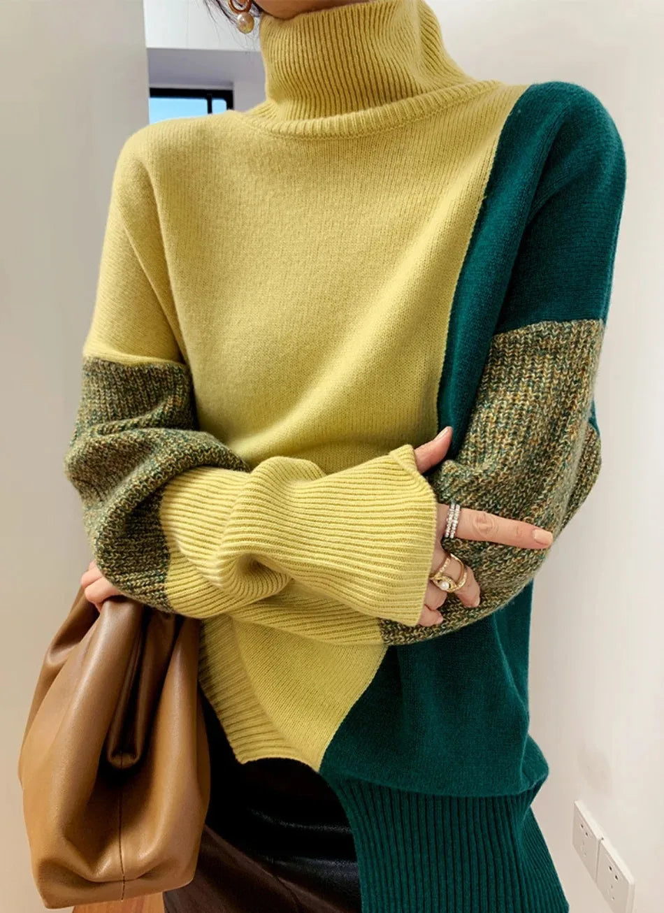 Patchwork sweater