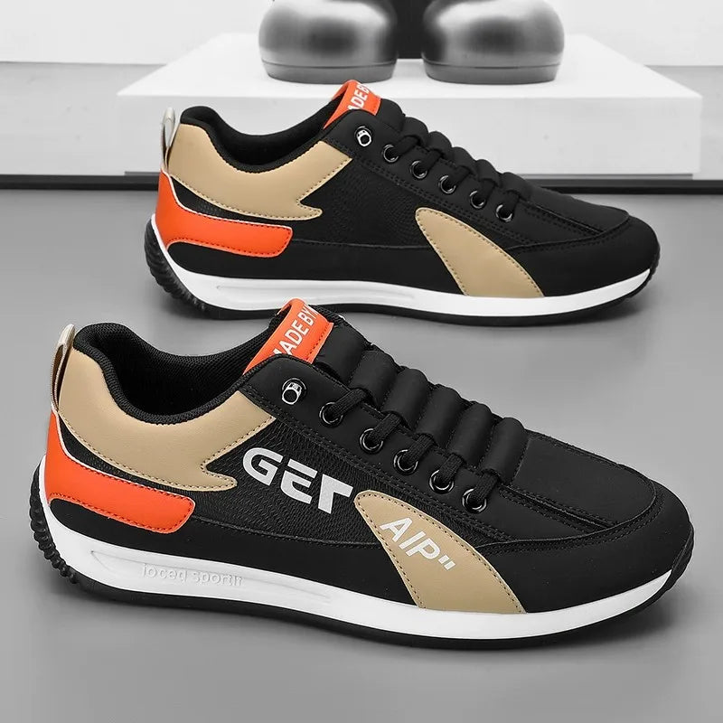 High quality sneakers Trend Pu leather Breathable