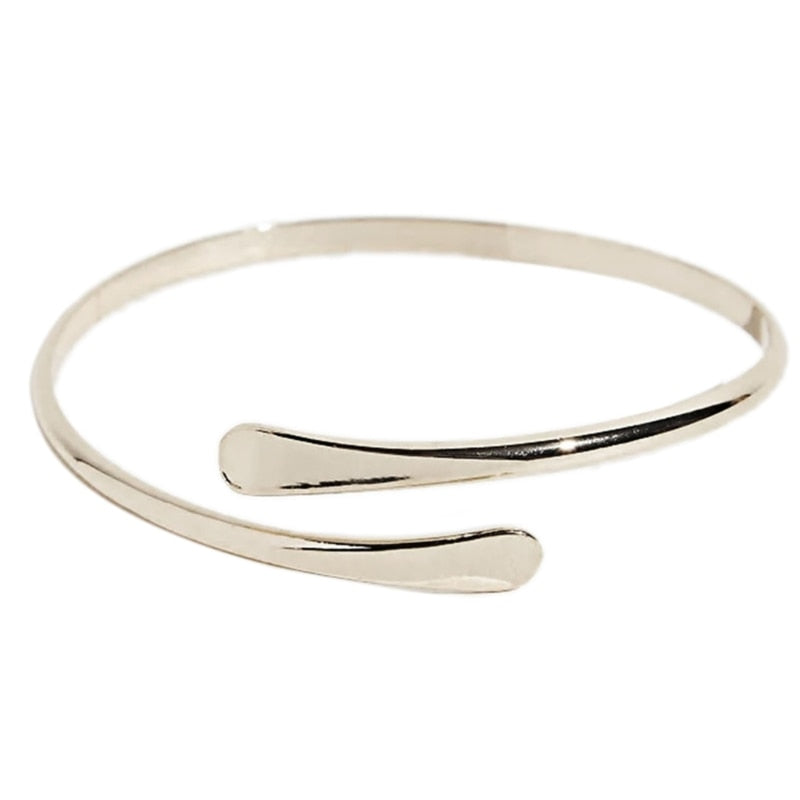 Bold Cairo bangle | Adjustable filigree bracelet with swirl pattern