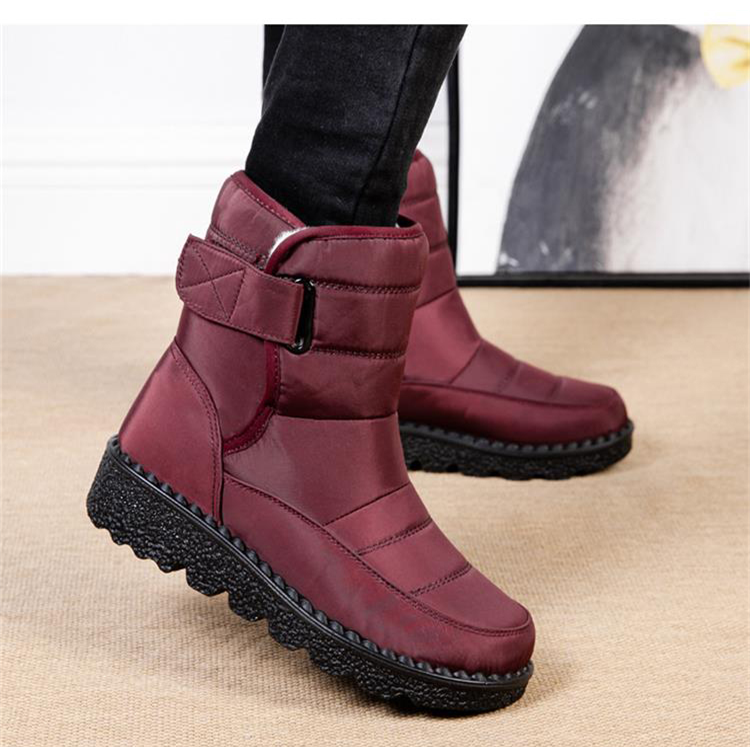 Waterproof, padded cotton boots