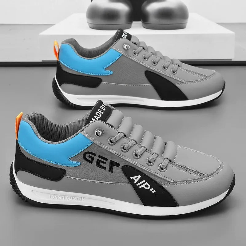 High quality sneakers Trend Pu leather Breathable
