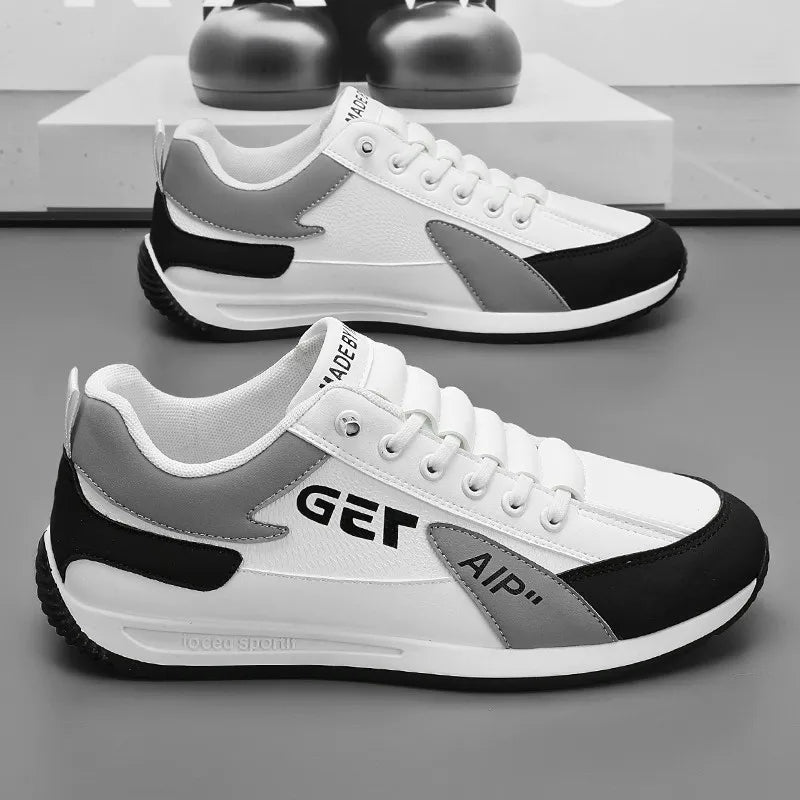 High quality sneakers Trend Pu leather Breathable