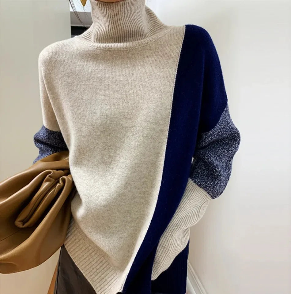 Patchwork sweater
