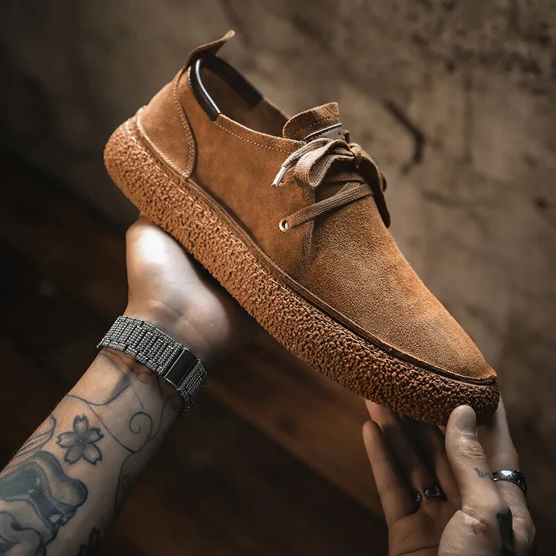 Suede shoes