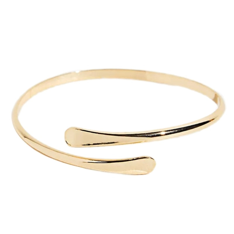 Bold Cairo bangle | Adjustable filigree bracelet with swirl pattern