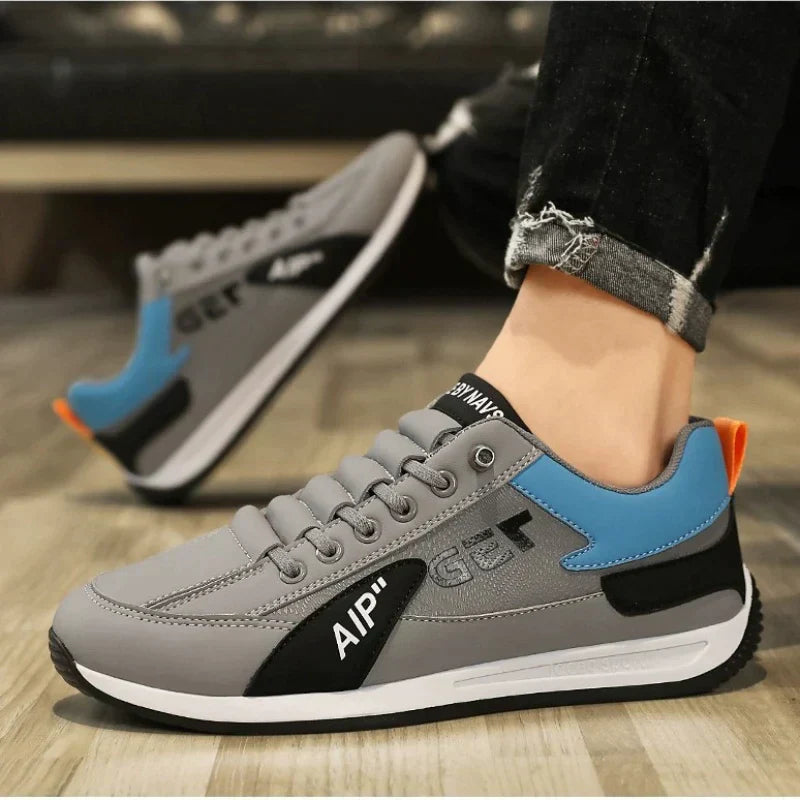 High quality sneakers Trend Pu leather Breathable
