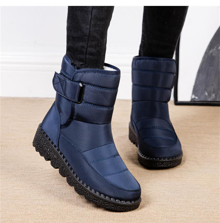 Waterproof, padded cotton boots