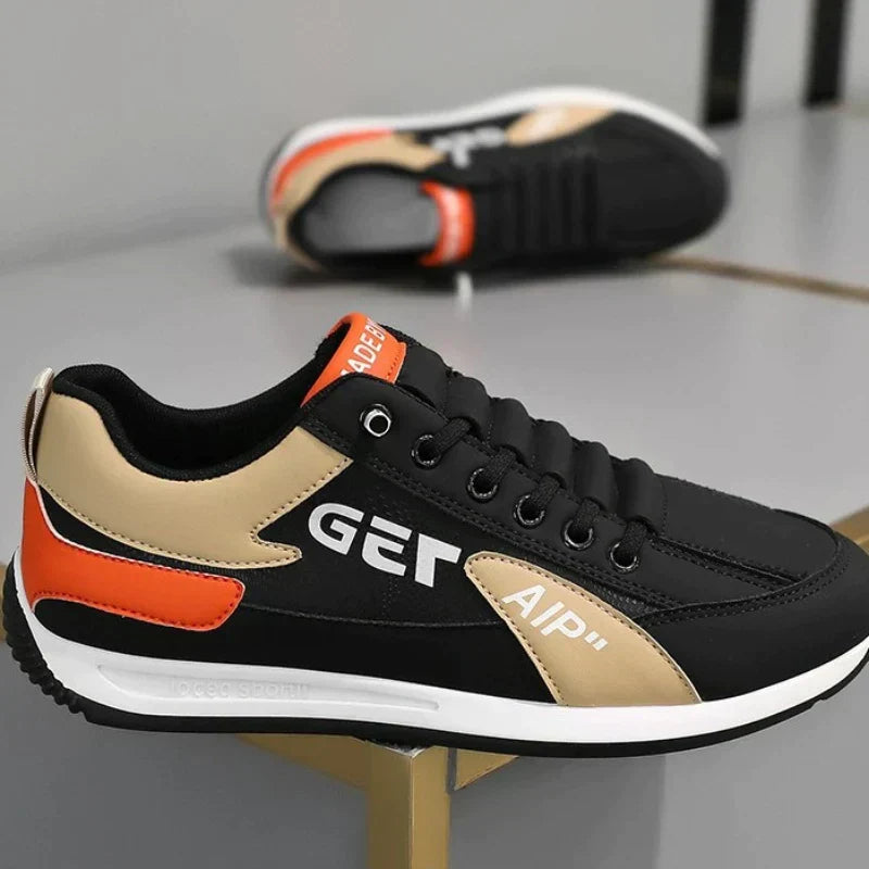 High quality sneakers Trend Pu leather Breathable