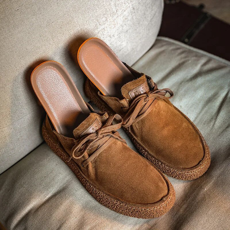 Suede shoes