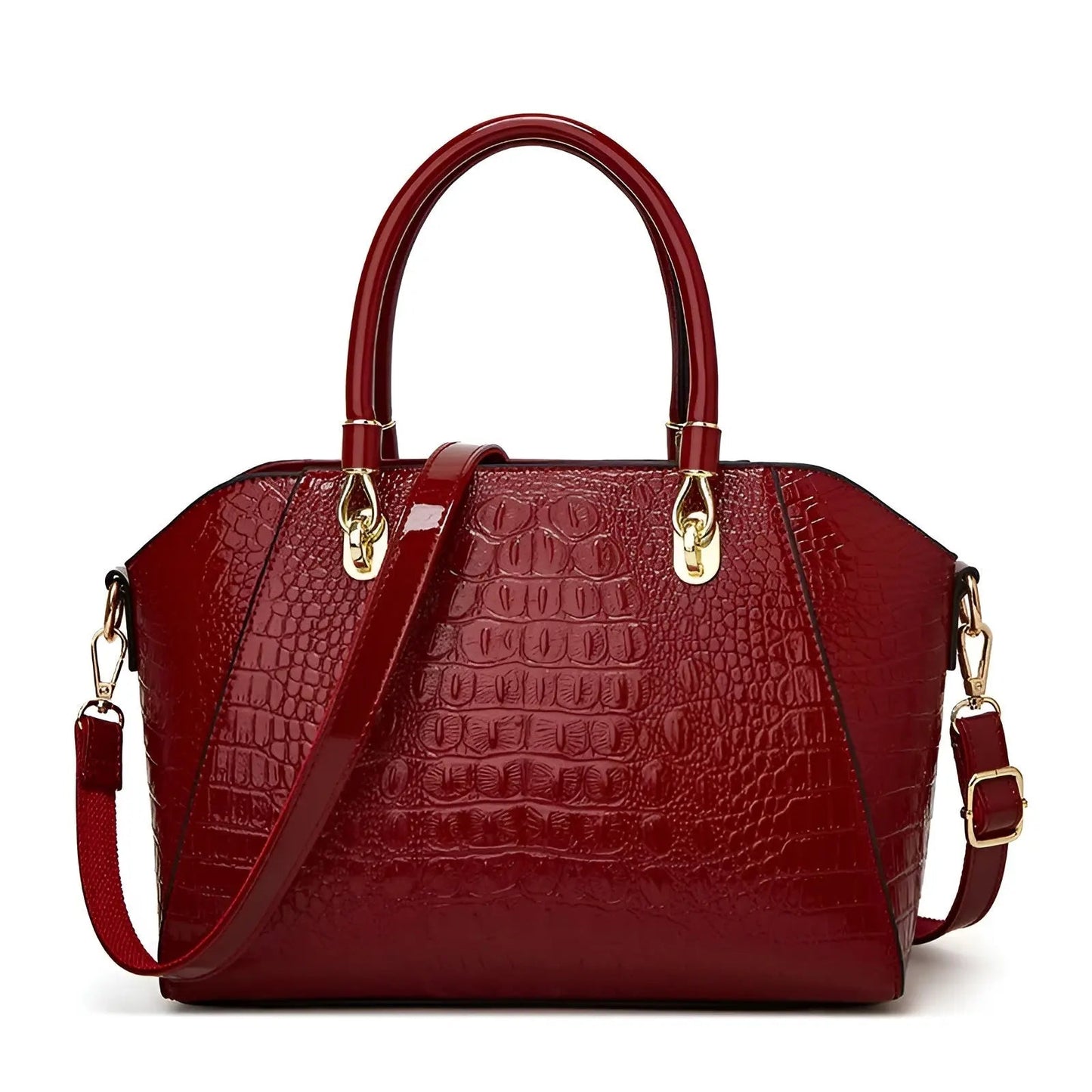 Ladies' bag made from crocodile leather