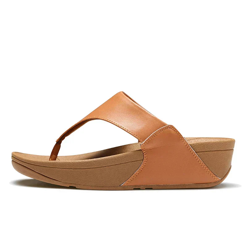 Faux leather sandals for women