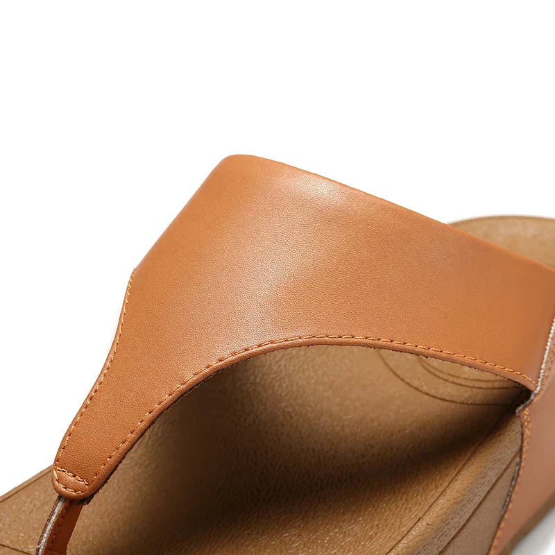 Faux leather sandals for women